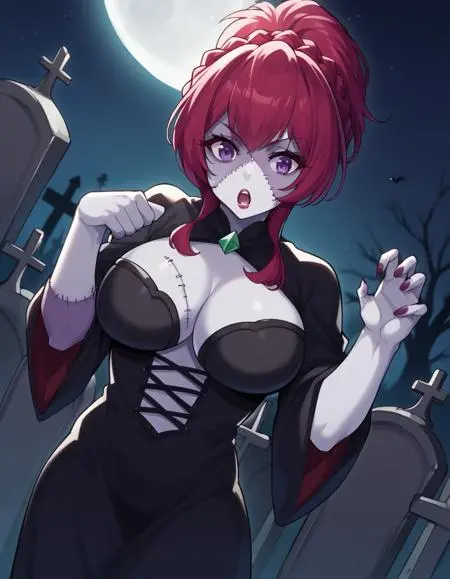 Anime Style,Girl,Physical/Facial feature,LoRA,Pony