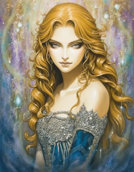 Traditional Painting Media,Girl,Style Boost,LoRA,FLUX.1