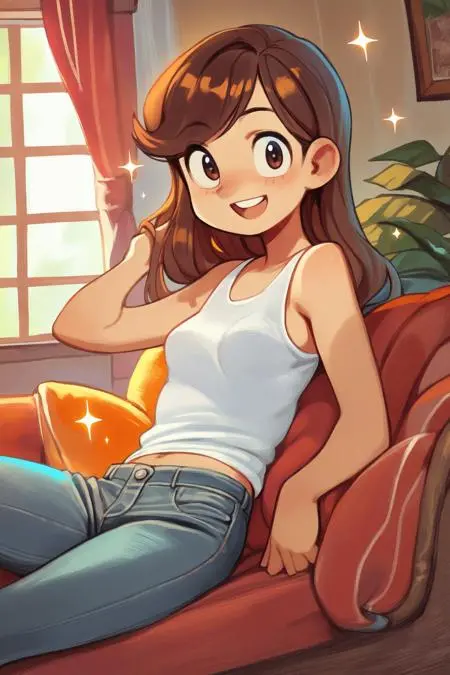 Anime Style,Girl,LoRA,Pony