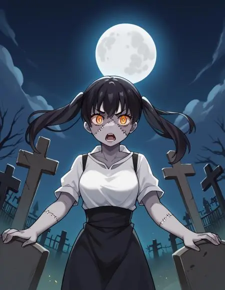 Anime Style,Girl,Physical/Facial feature,LoRA,Pony