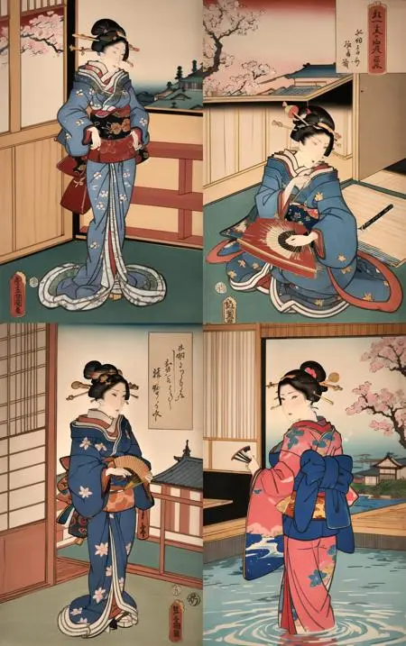 Classic Painting,Traditional Painting Media,Girl,Other,SD 1.5