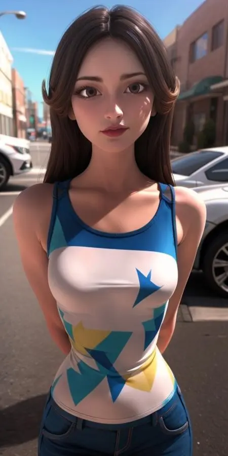 CGI style,Anime Character,Girl,LoRA,SD 1.5