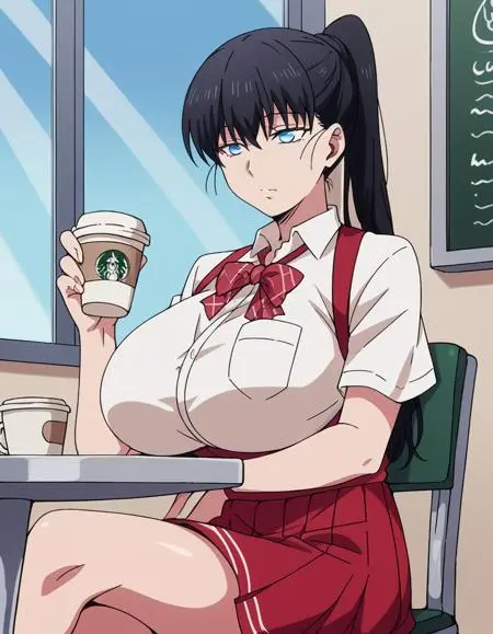 Anime Style,Girl,Physical/Facial feature,LoRA,Pony