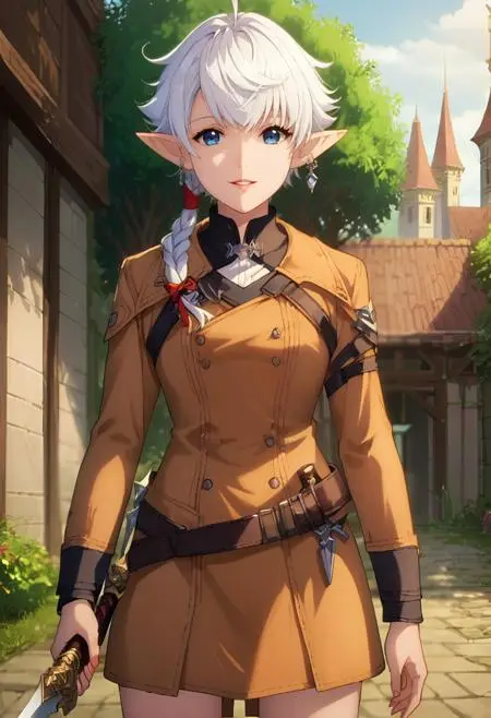 CGI style,Anime Character,Girl,LoRA,SDXL