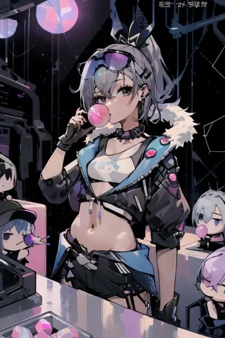 CGI style,Anime Style,Girl,LoRA,SD 1.5