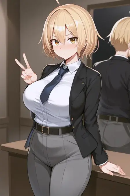 Anime Style,Girl,Physical/Facial feature,LoRA,Pony