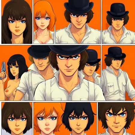 Anime,Anime Style,Hand-Drawn,LoRA,SDXL