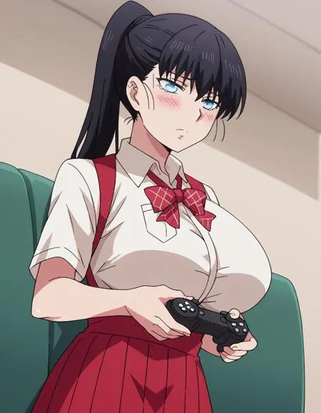 Anime Style,Girl,Physical/Facial feature,LoRA,Pony