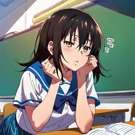 Anime Style,Girl,Object Enhance,LoRA,Pony