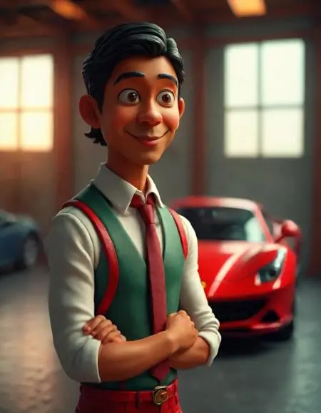 Anime,CGI style,Boy,LoRA,SDXL