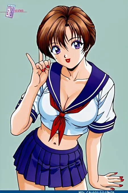 Anime Style,Girl,LoRA,Pony