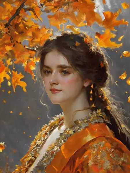 Traditional Painting Media,Girl,LoRA,SDXL