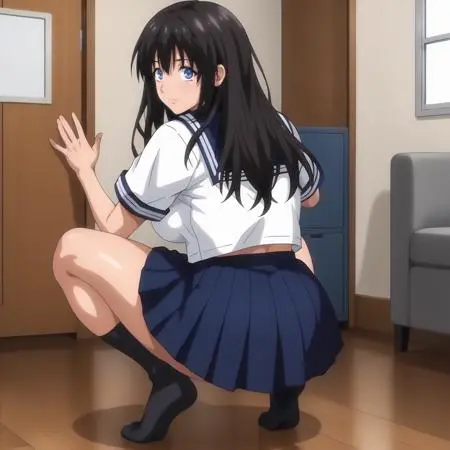 Anime Style,Girl,Object Enhance,LoRA,Pony