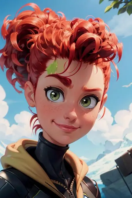 CGI style,Anime Character,Girl,LoRA,SD 1.5