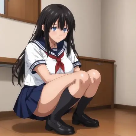 Anime Style,Girl,Object Enhance,LoRA,Pony