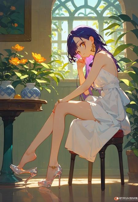 PonyXL concept) High Heels Shoe Dangle | 悬着的高跟鞋-LoRA-Jimmy