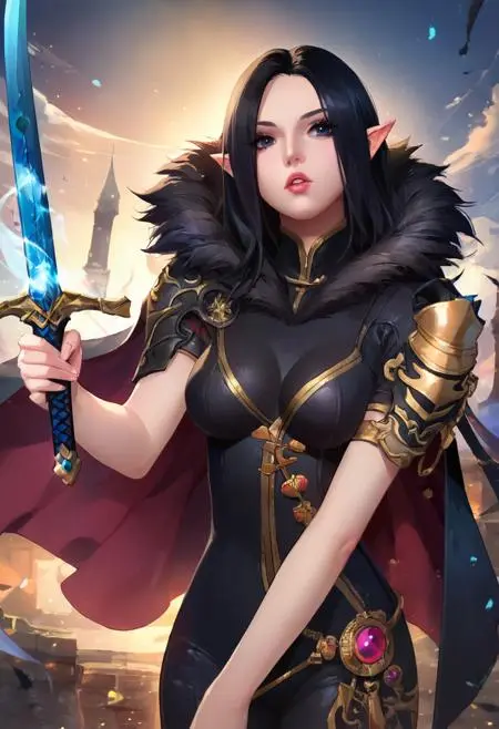 CGI style,Anime Style,Girl,LoRA,SDXL