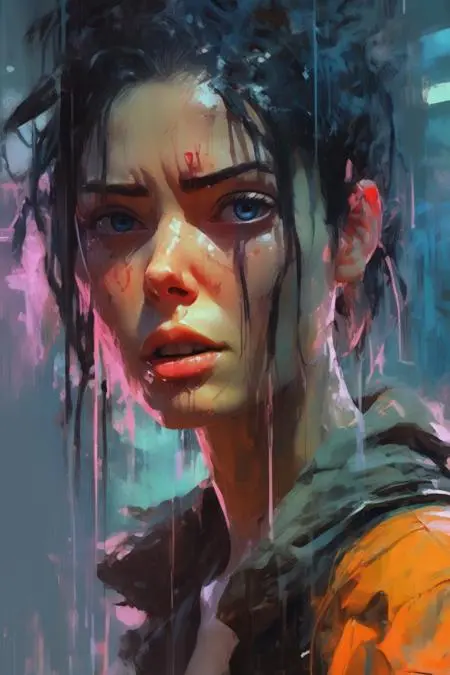 Classic Painting,Traditional Painting Media,Girl,LoRA,SDXL