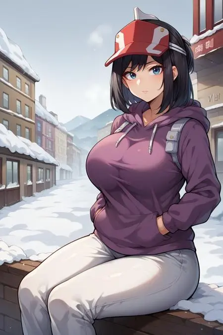 Anime Style,Girl,Physical/Facial feature,LoRA,Pony