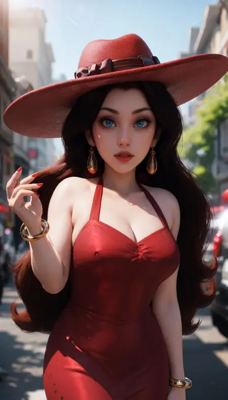 CGI style,Anime Character,Girl,LoRA,SD 1.5