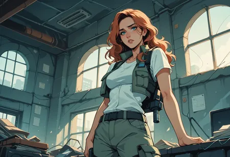 CGI style,Anime Style,Girl,Checkpoint,Pony