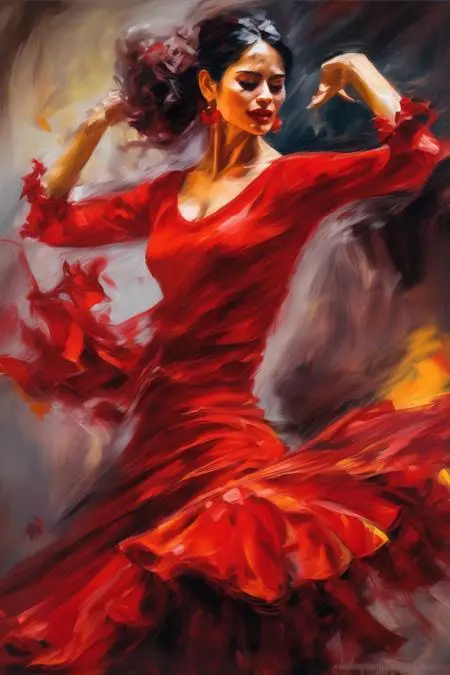 Classic Painting,Traditional Painting Media,Girl,LoRA,SDXL