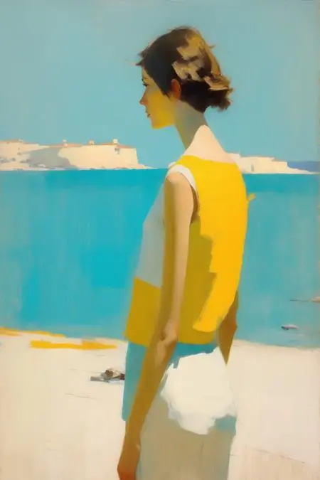 Classic Painting,Traditional Painting Media,Girl,LoRA,SDXL
