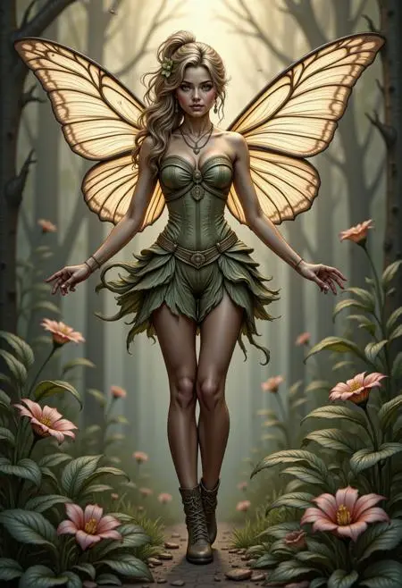 Illustration,Plant,LoRA,FLUX.1