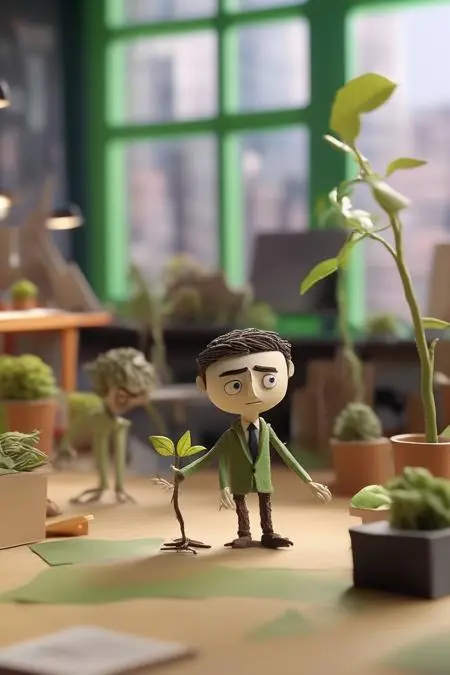 Cartoon style,Digital Painting Media,Boy,LoRA,SDXL