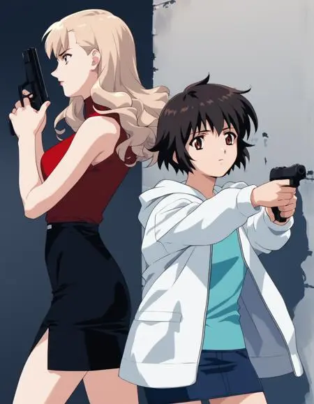 Anime Style,Girl,LoRA,Pony