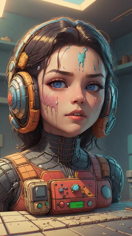 CGI style,Anime Style,Girl,LoRA,SD 1.5