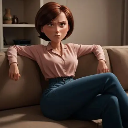 CGI style,Anime Character,Girl,LoRA,SDXL