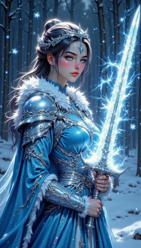 Digital Painting Media,Girl,Style Boost,LoRA,FLUX.1