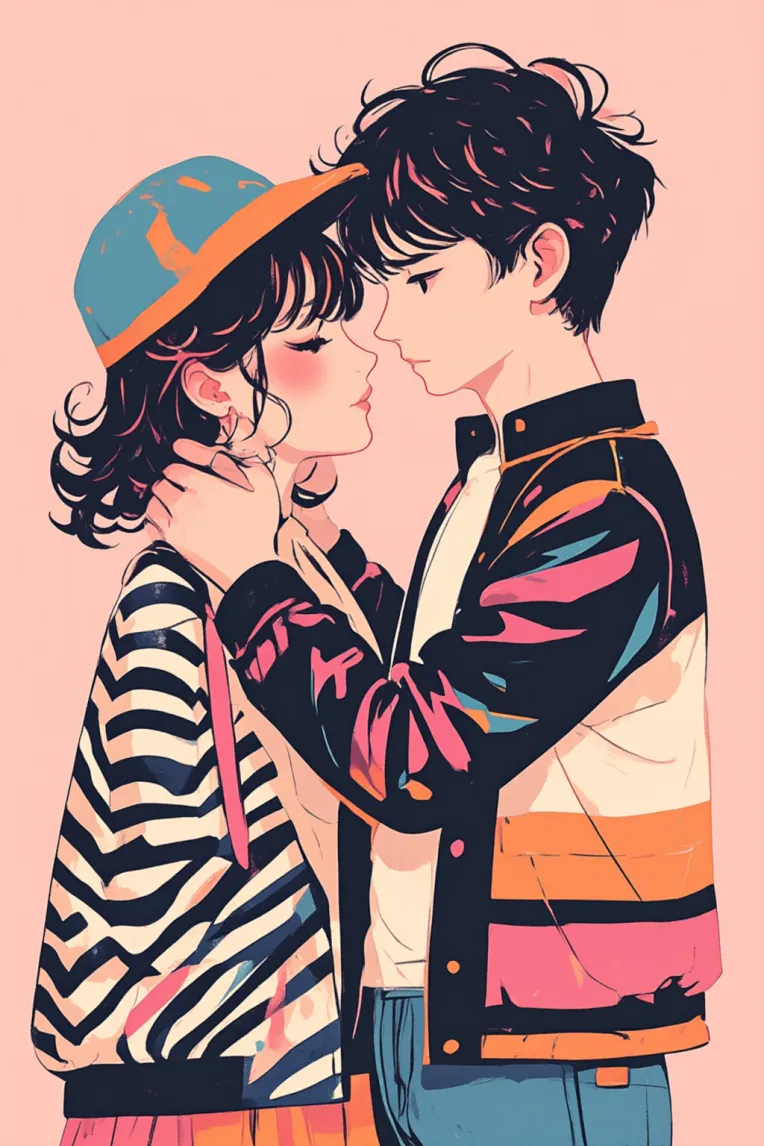 Flat Illustration,Girl,Style Boost,LoRA,FLUX.1