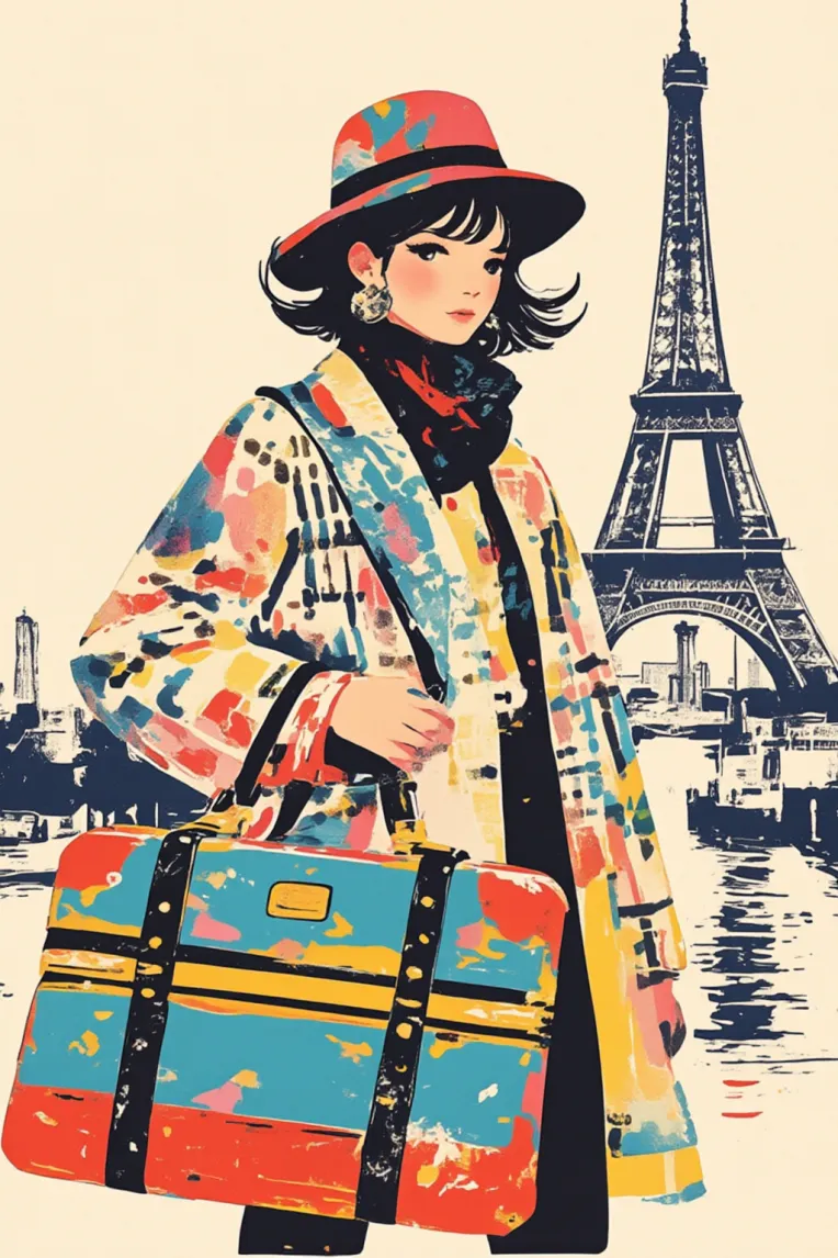 Flat Illustration,Girl,Style Boost,LoRA,FLUX.1