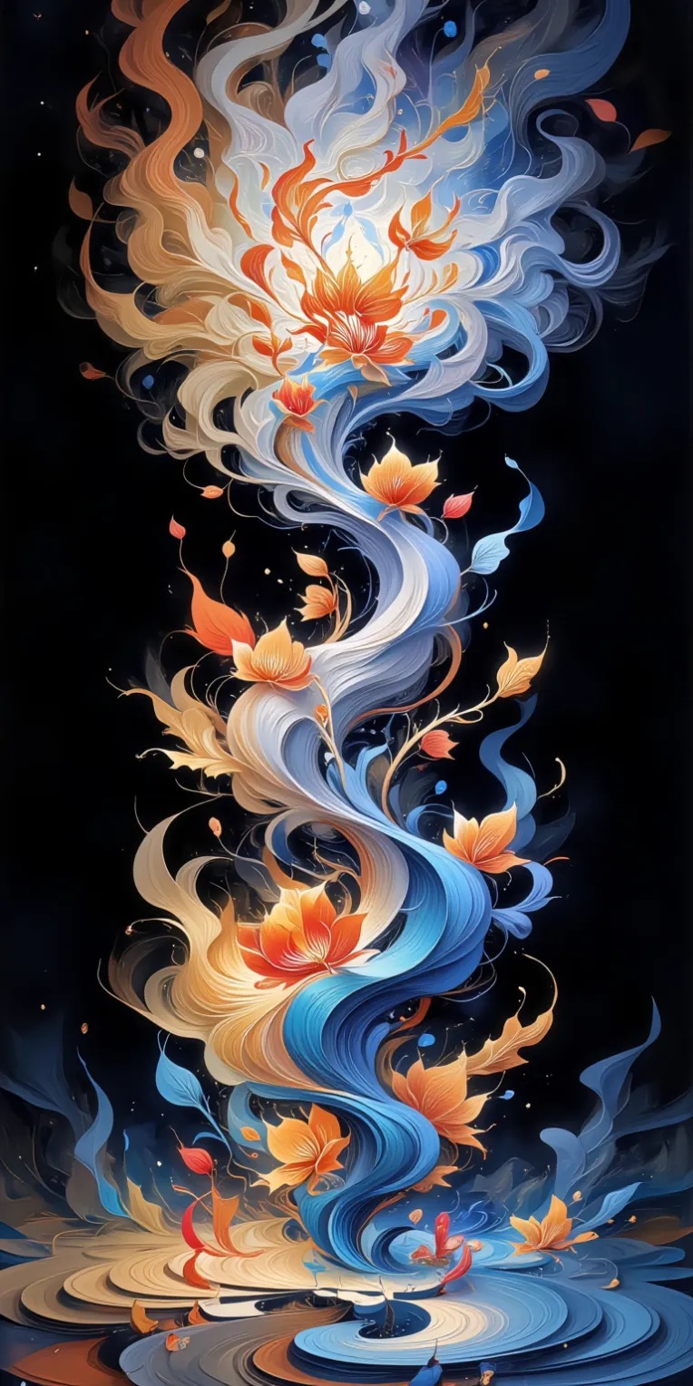 Traditional Painting Media,Style Boost,Plant,LoRA,FLUX.1