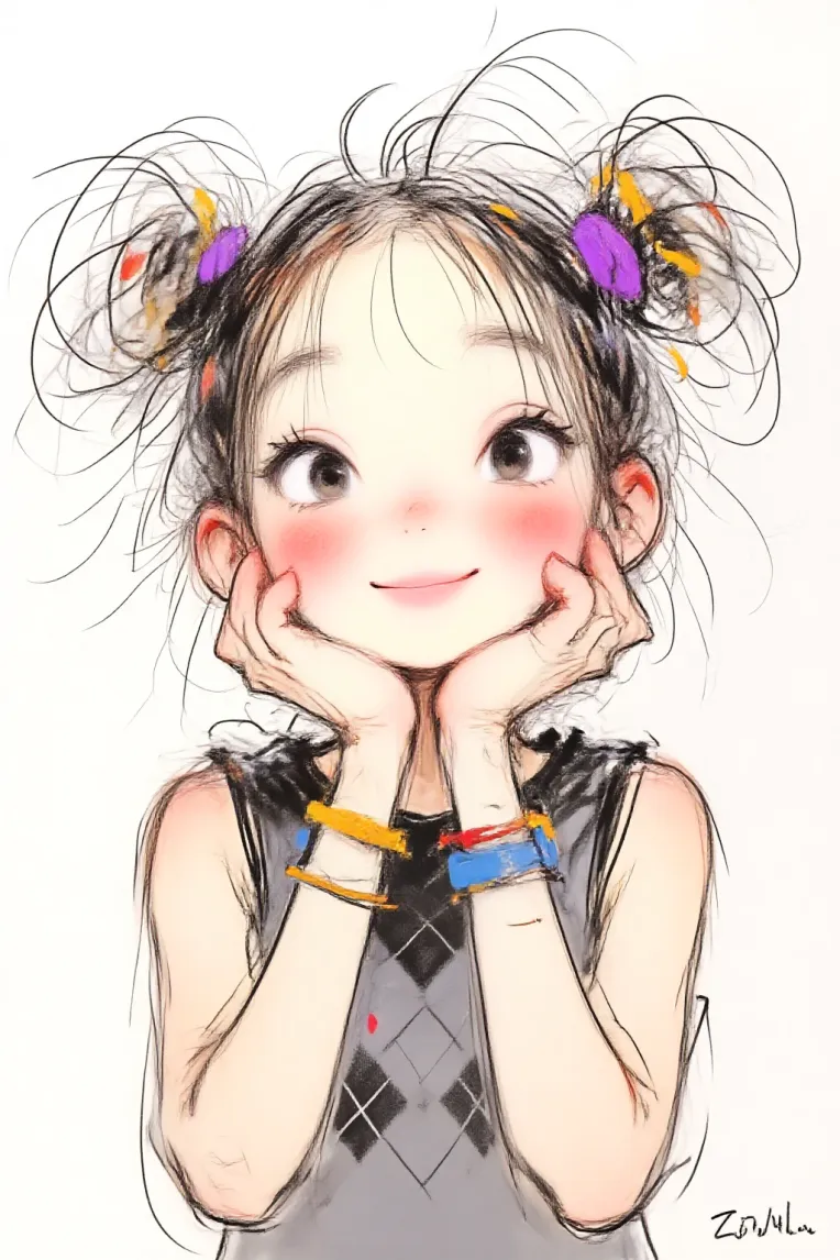 Digital Painting Media,Girl,LoRA,FLUX.1