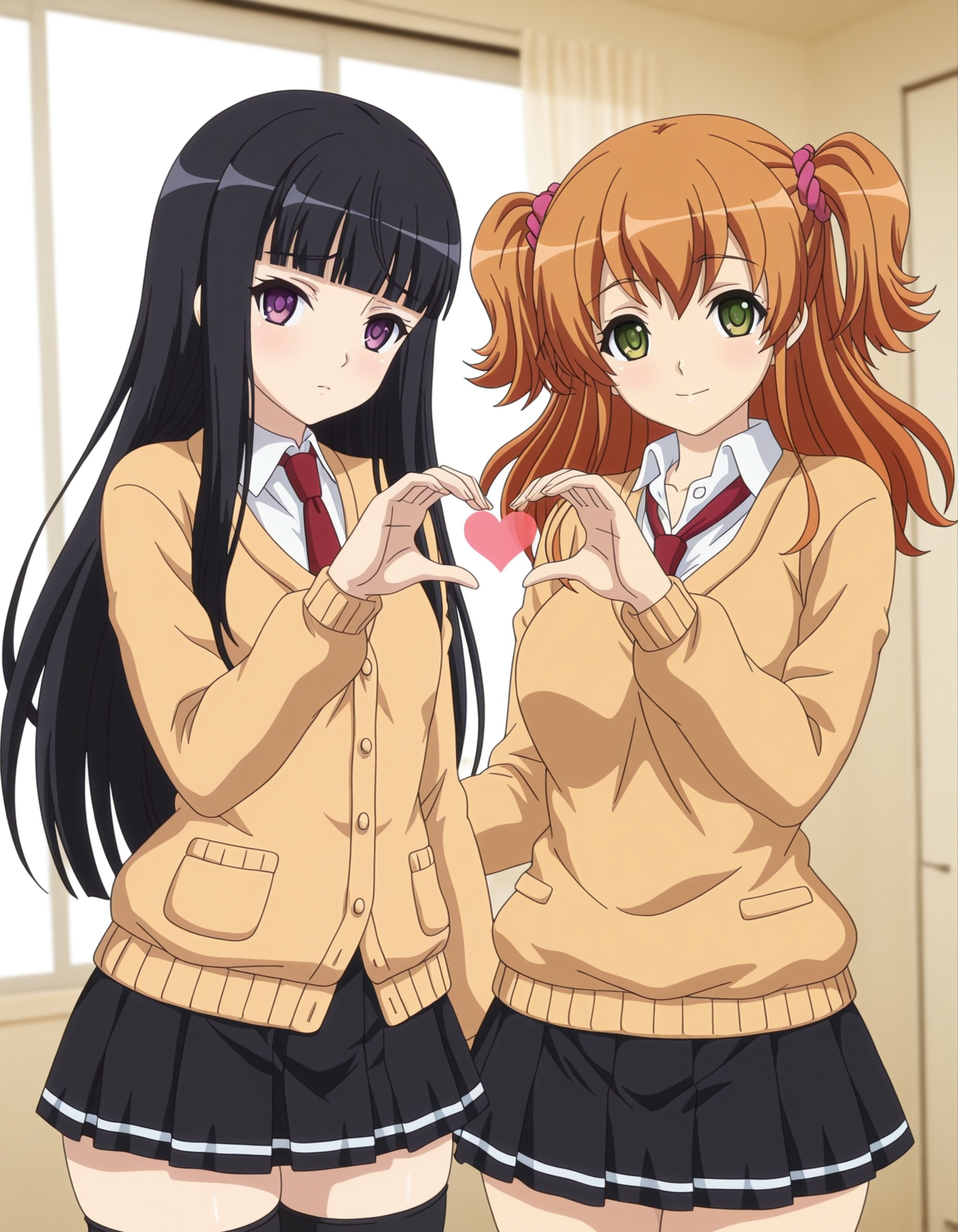 Miu & Riko: [Imouto to Sono Yuujin ga Erosugite Ore no Kokan ga Yabai (OVA)] 妹とその友人がエロすぎて俺の股間がヤバイ
