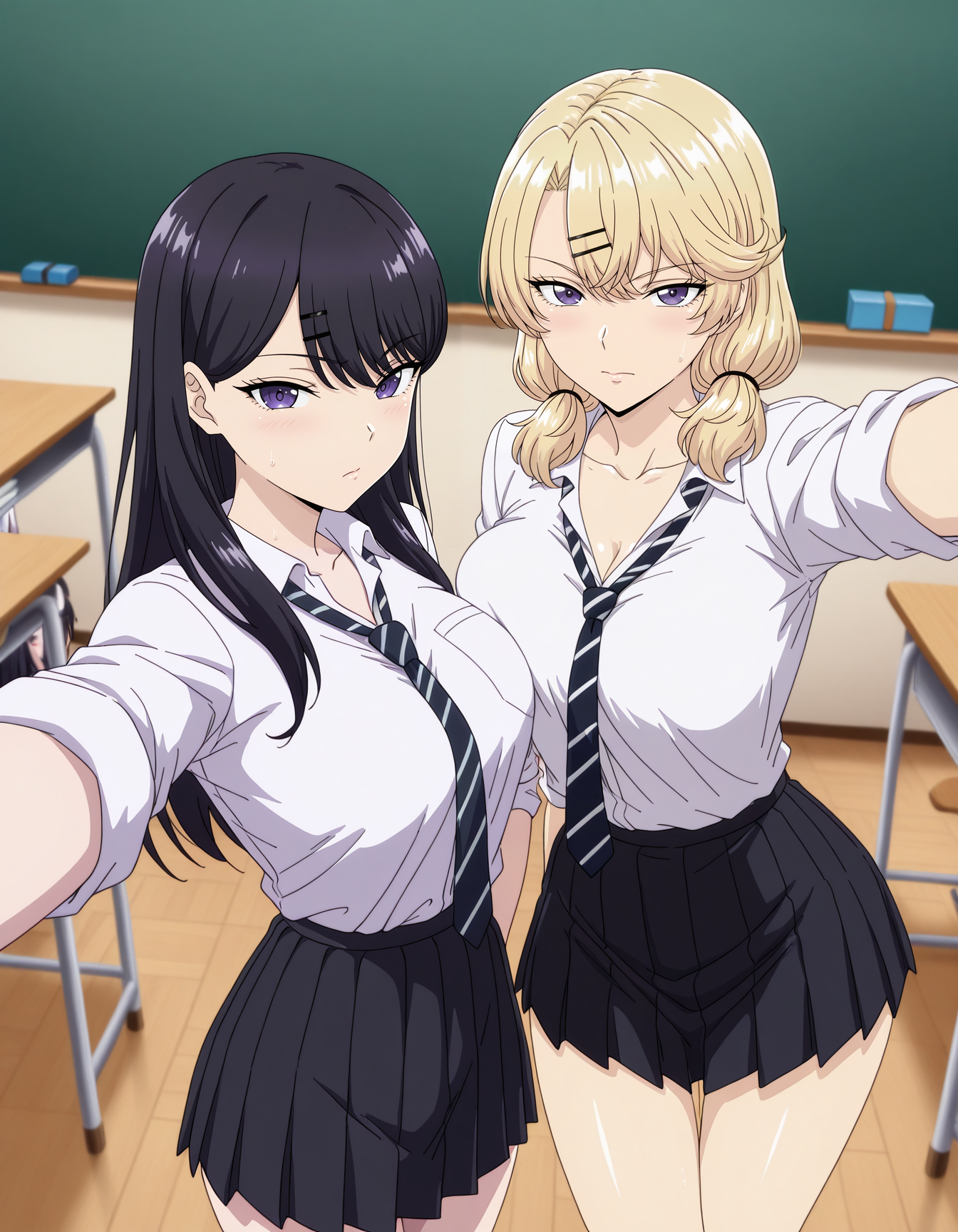 Hikari & Reina: [Iribitari Gal ni Manko Tsukawasete Morau Hanashi (OVA)] 入り浸りギャルにま〇こ使わせて貰う話