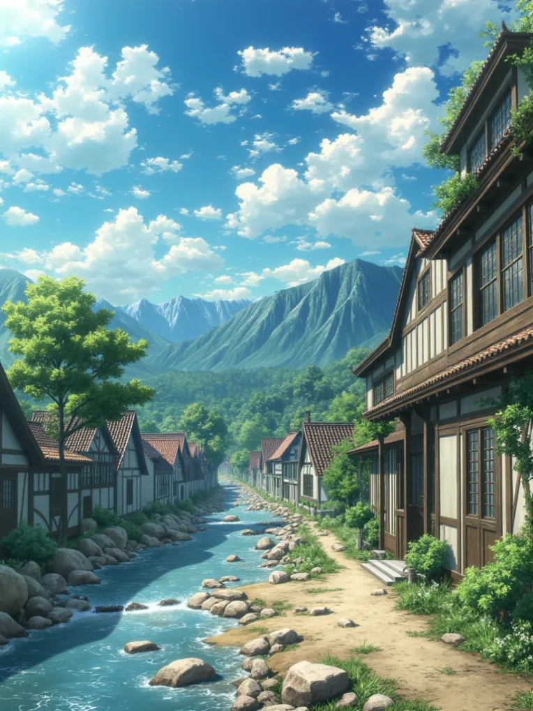 Anime Style,Building,Style Boost,LoRA,FLUX.1