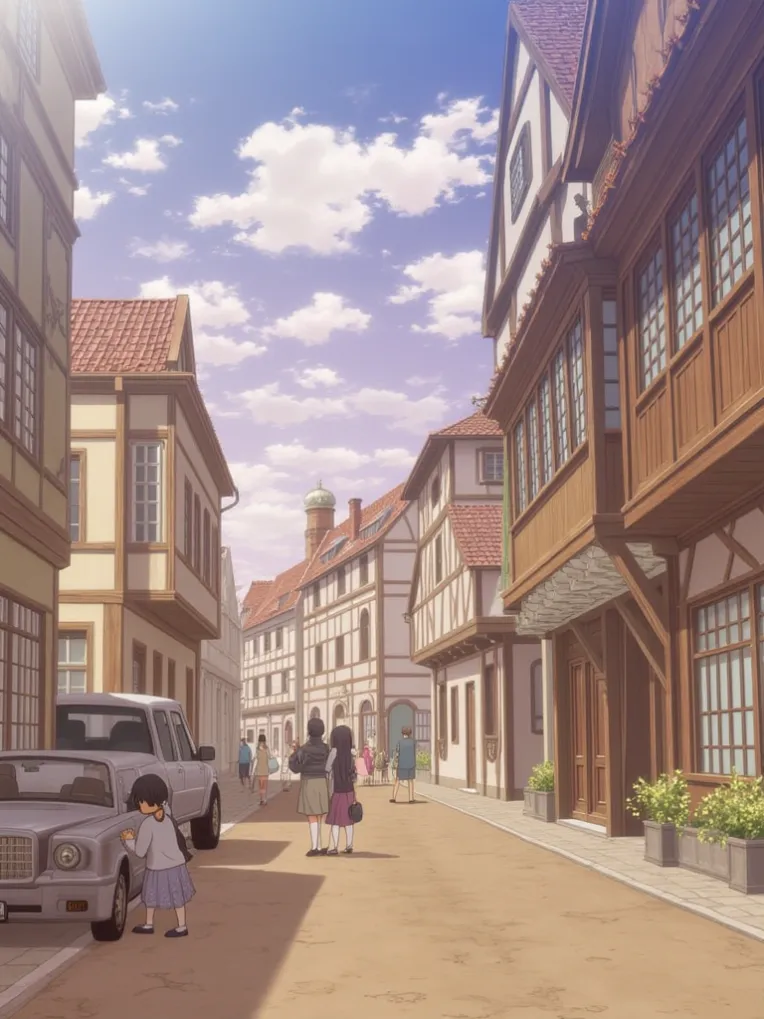 Anime Style,Building,Style Boost,LoRA,FLUX.1