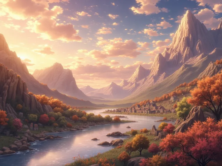 Anime Style,Building,Style Boost,LoRA,FLUX.1