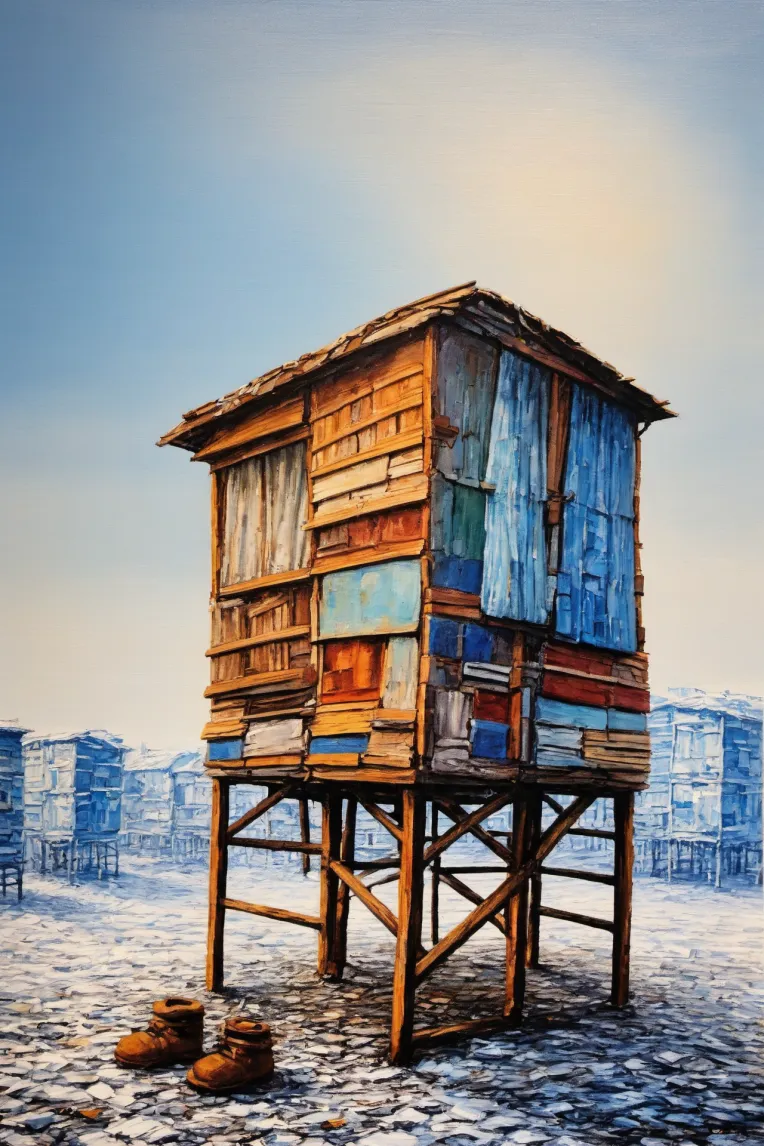 Illustration,Classic Painting,Building,LoRA,SDXL