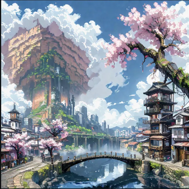 Illustration,Girl,Space & Scene,LoRA,SDXL