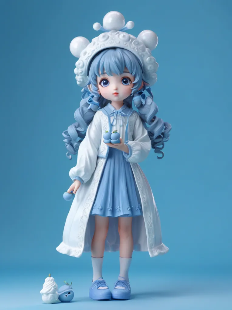 Cartoon style,Digital Painting Media,Girl,Poses,SDXL