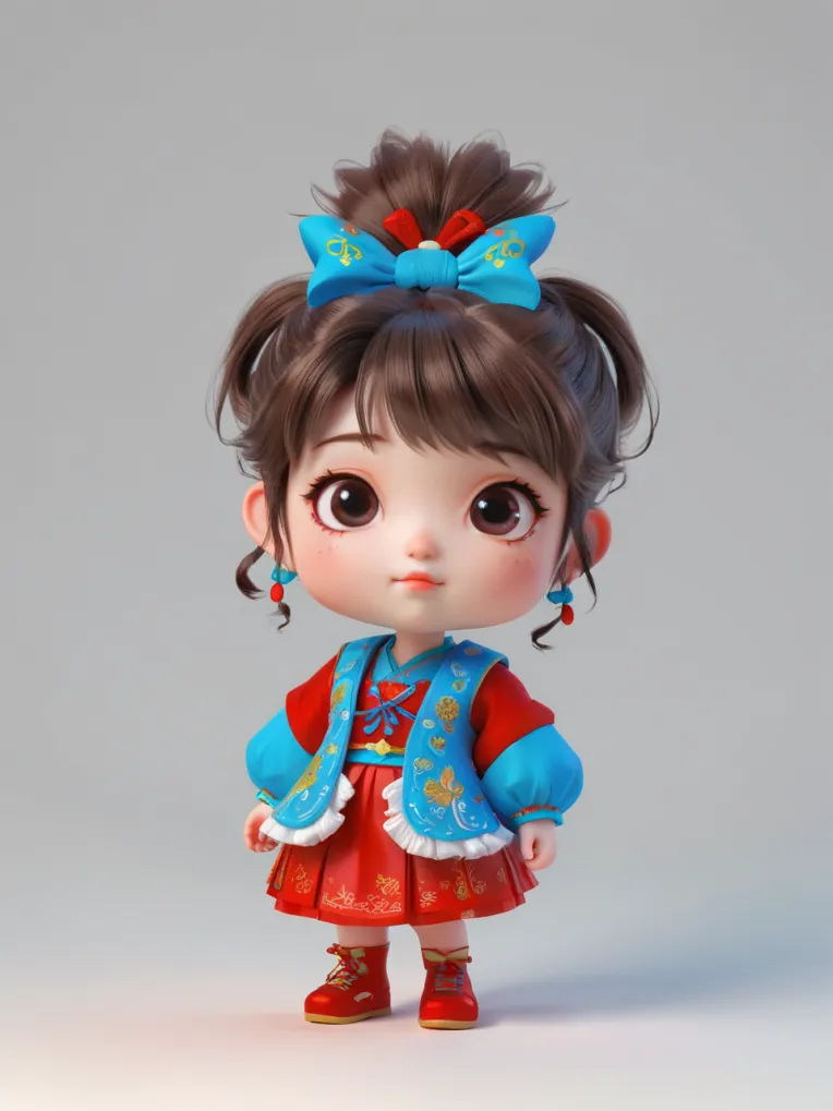 Cartoon style,Digital Painting Media,Girl,Poses,SDXL