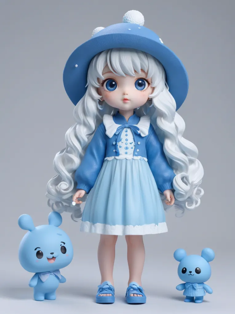 Cartoon style,Digital Painting Media,Girl,Poses,SDXL