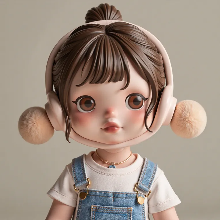 Cartoon style,Girl,Object Enhance,LoRA,FLUX.1