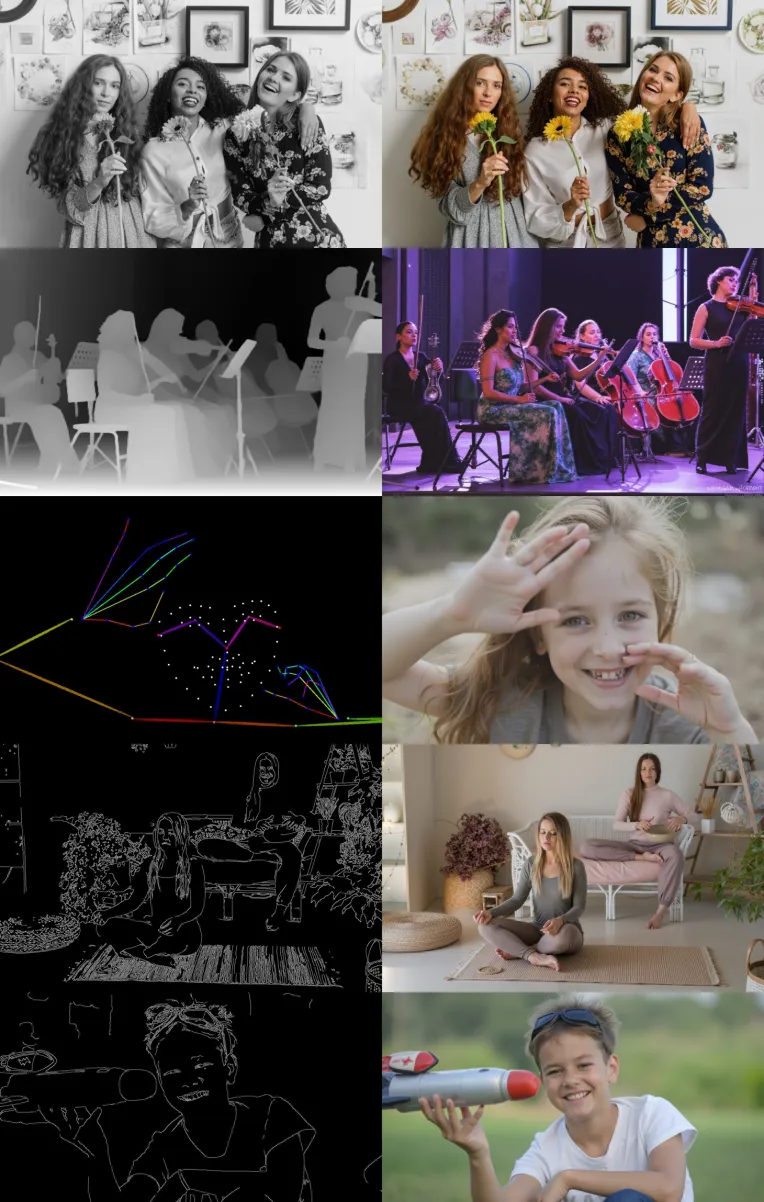 Portrait Photography,Girl,Composition Control,Controlnet,FLUX.1