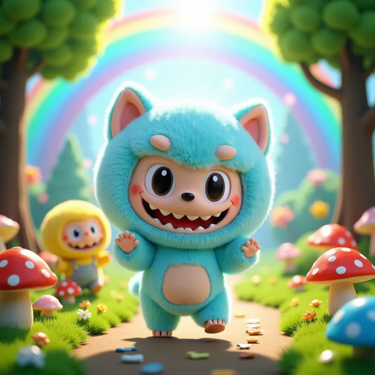 Cartoon style,Physical/Facial feature,Toy,LoRA,FLUX.1